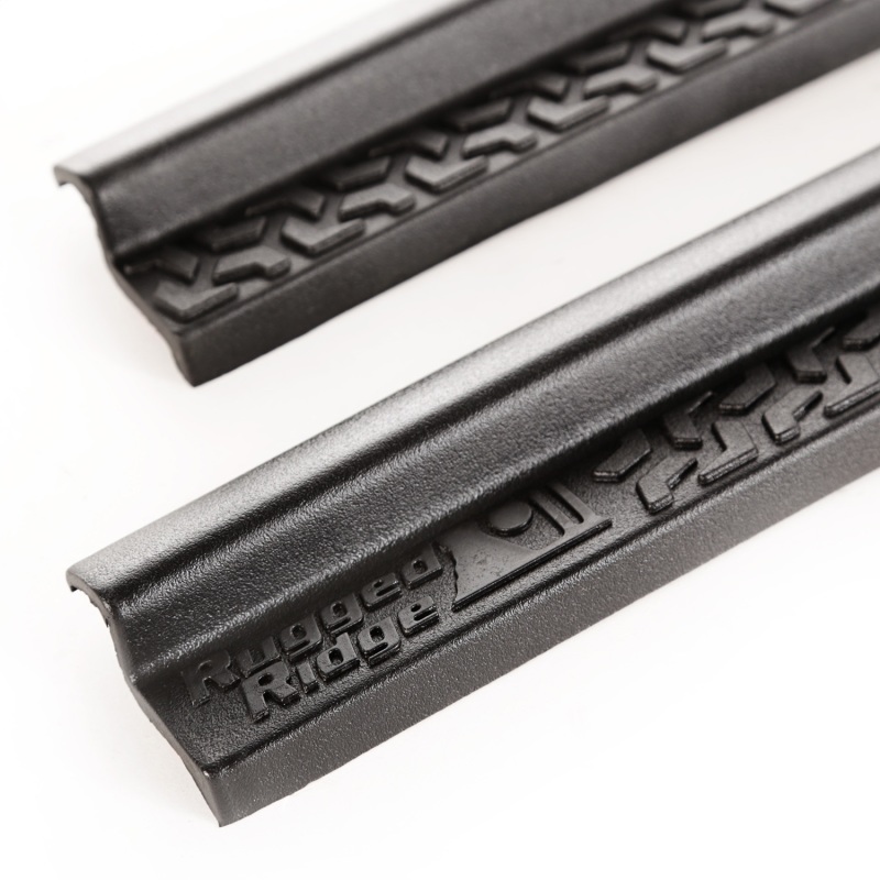 Jeep Wrangler LJ Entry Guards - Front - Rugged Ridge - All Terrain - Black - `04-`06